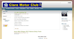 Desktop Screenshot of claremotorclub.com